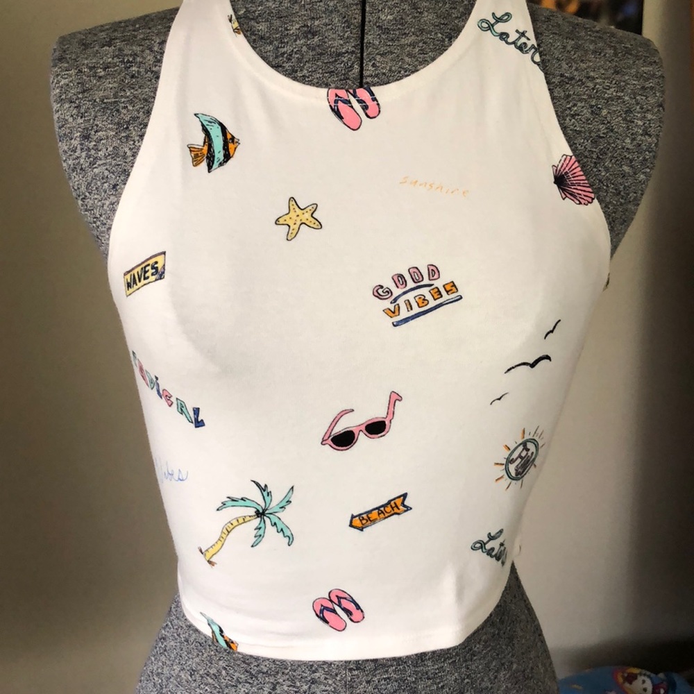 Forever 21 Summer Time Crop Top
